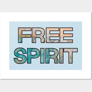 Free Spirit Ocean Waves Graphic design Posters and Art